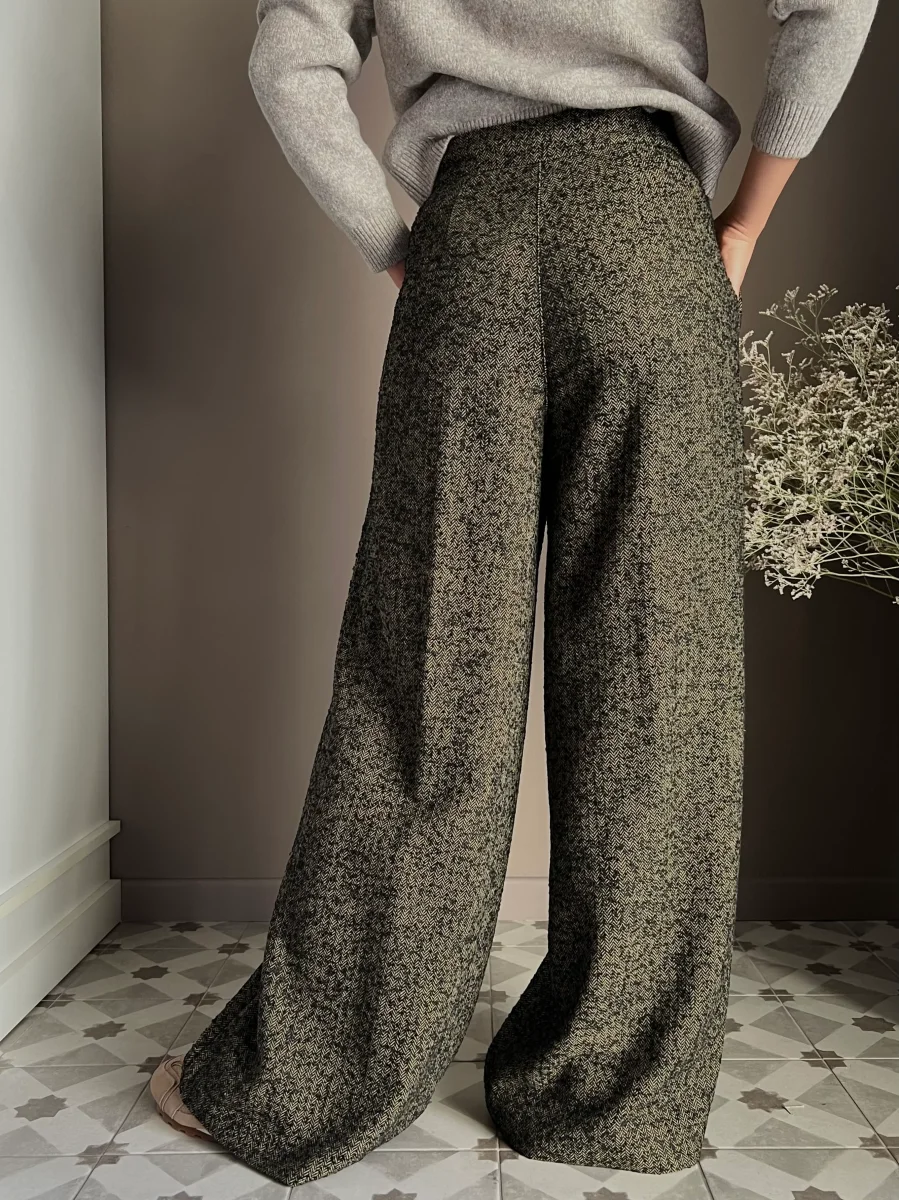 Pantalone palazzo fil-à-fil Alessia Santi - immagine 3