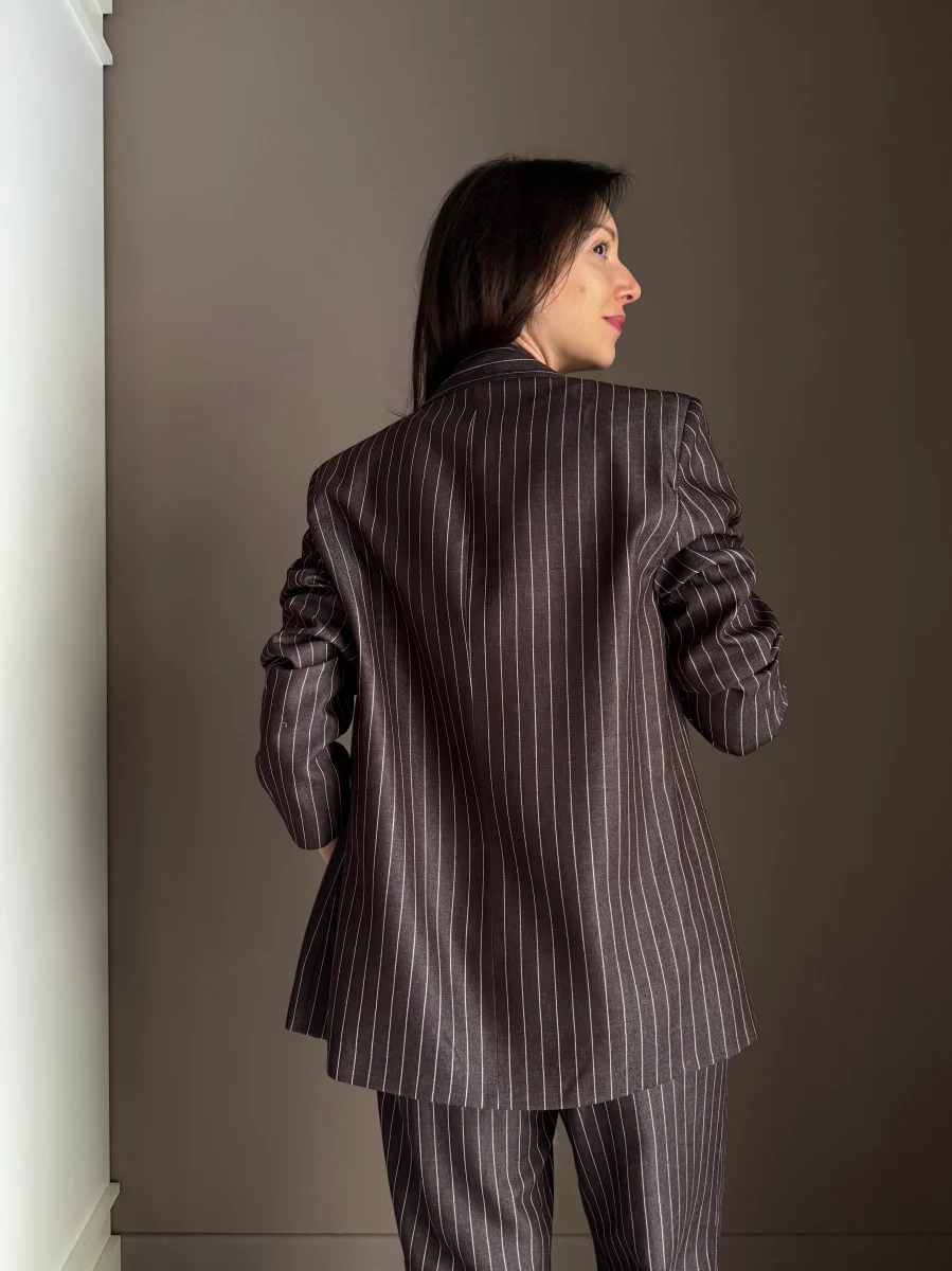 Blazer gessato So Allure - immagine 4