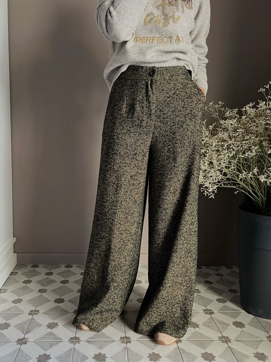 Pantalone palazzo fil-à-fil Alessia Santi - immagine 9