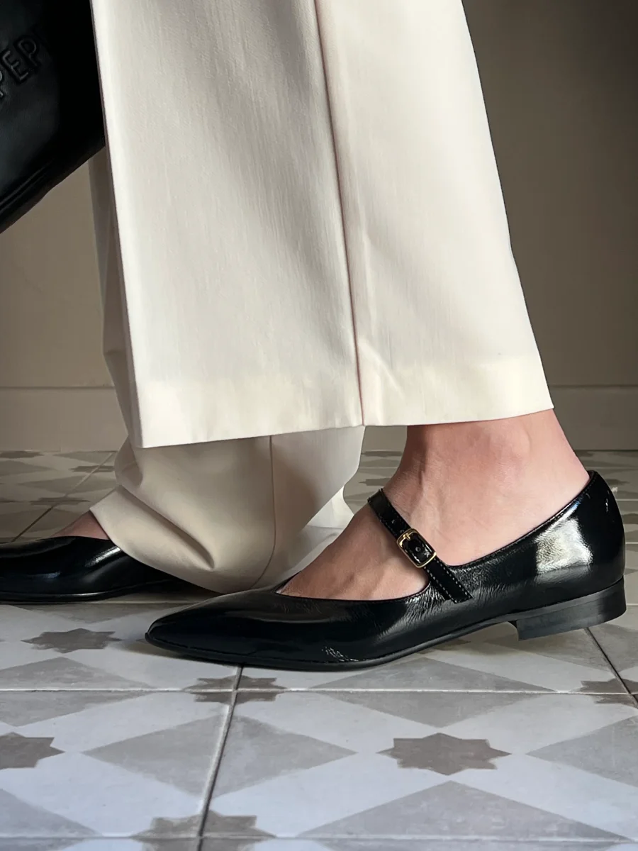 Scarpa bassa Mary Jane nera - immagine 3