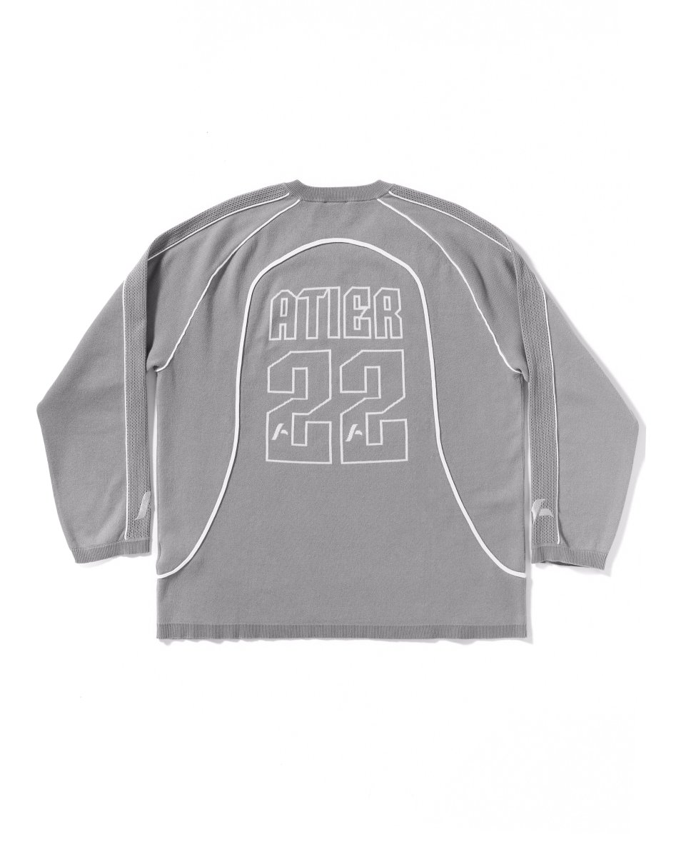 Maglia "Soccer" jacquard con ricami in 100% cotone - immagine 3