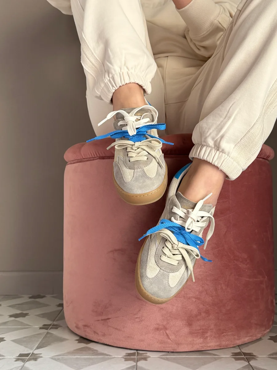 Sneakers Moaconcept bicolor in suede - immagine 9