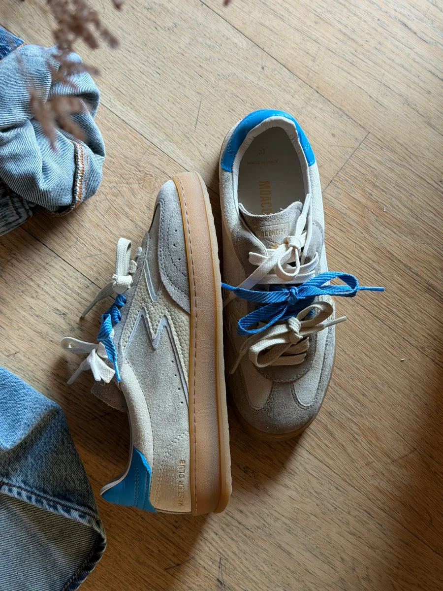 Sneakers Moaconcept bicolor in suede - immagine 5