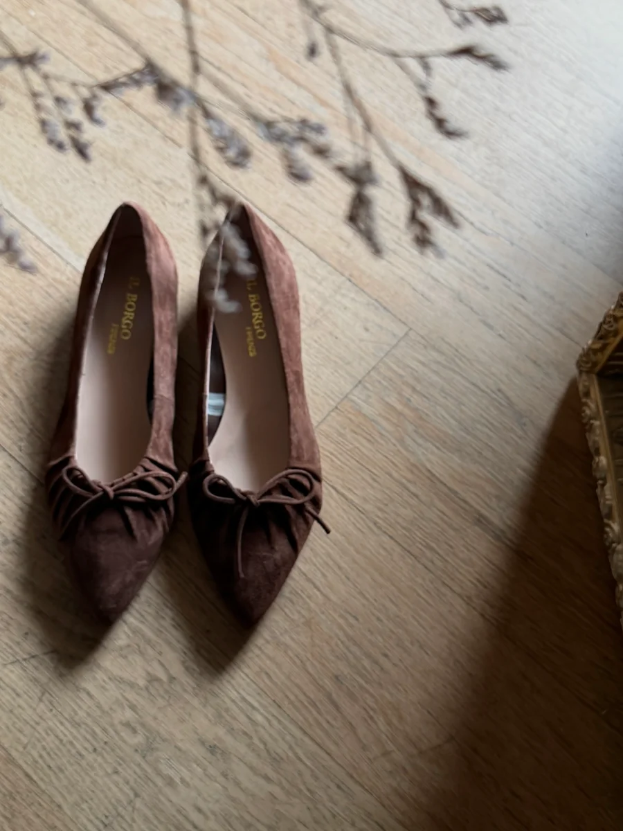 Scarpa in suede con plisse’ - immagine 9