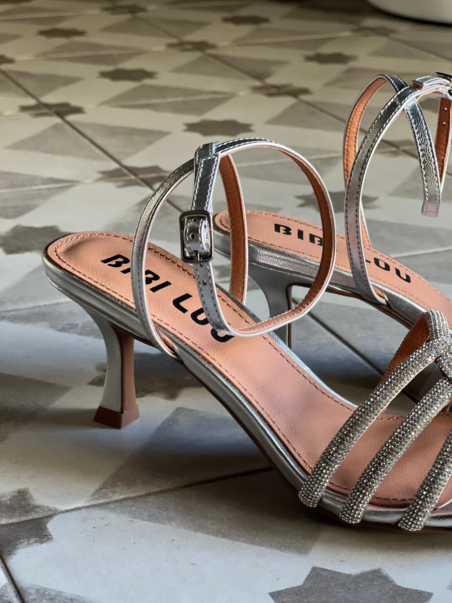 Sandalo gioiello tacco 7cm - immagine 8