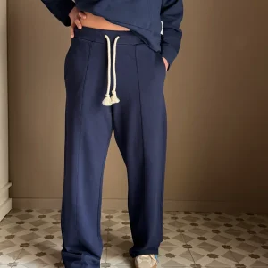 Pantalone a palazzo blu intenso