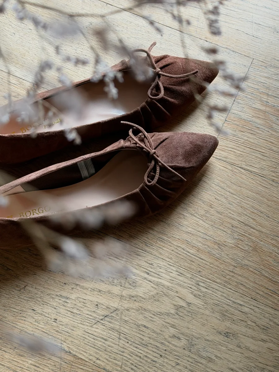 Scarpa in suede con plisse’ - immagine 7