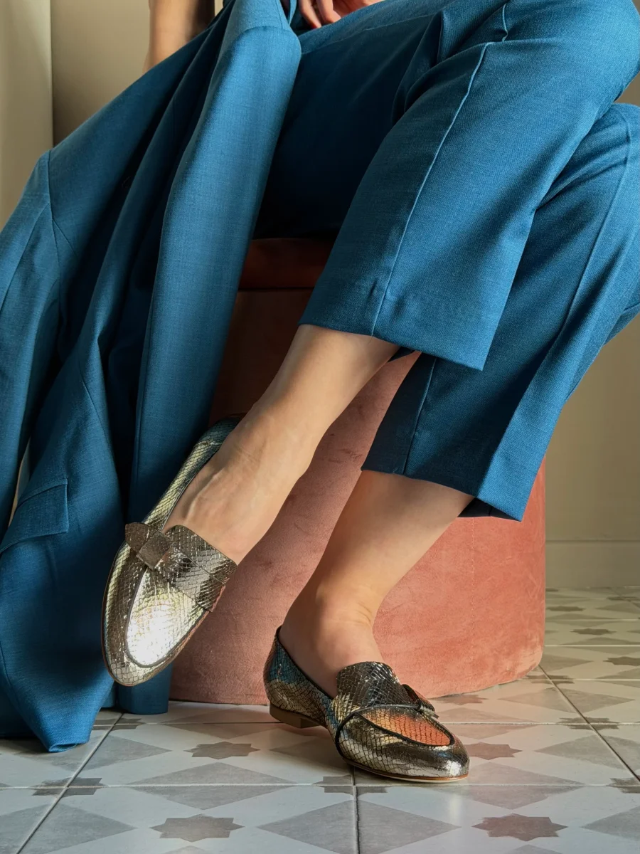Mocassino whips platino - immagine 8
