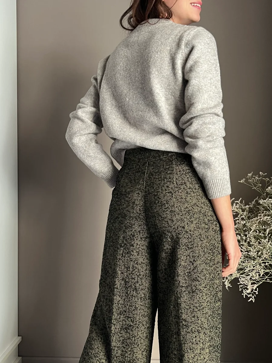 Pantalone palazzo fil-à-fil Alessia Santi - immagine 5