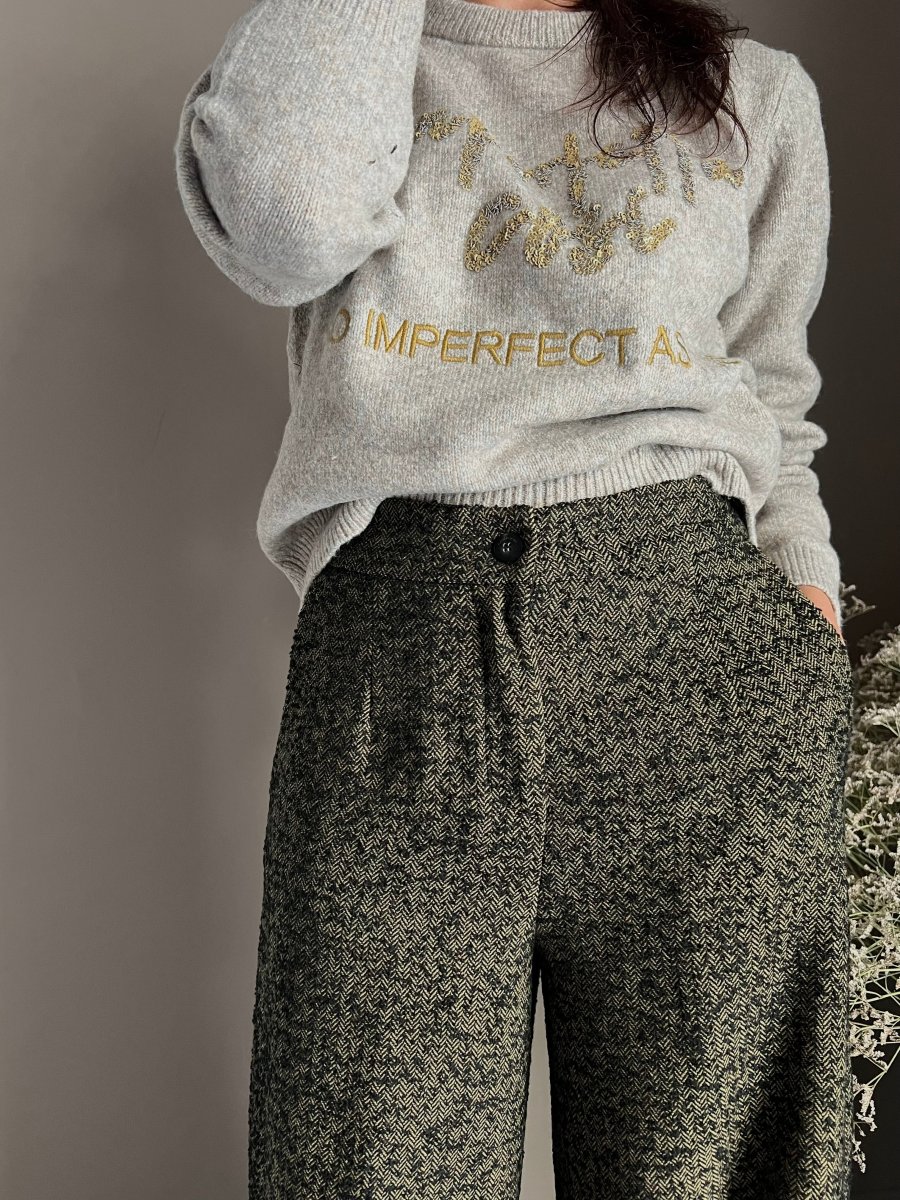 Pantalone palazzo fil-à-fil Alessia Santi - immagine 4