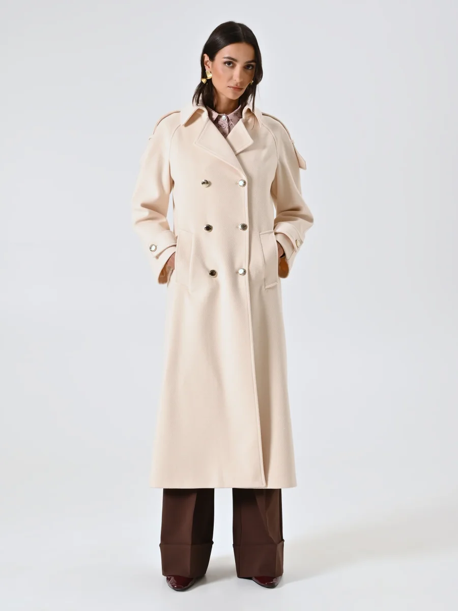 Cappotto Doppiopetto Over con Mostrine - immagine 6