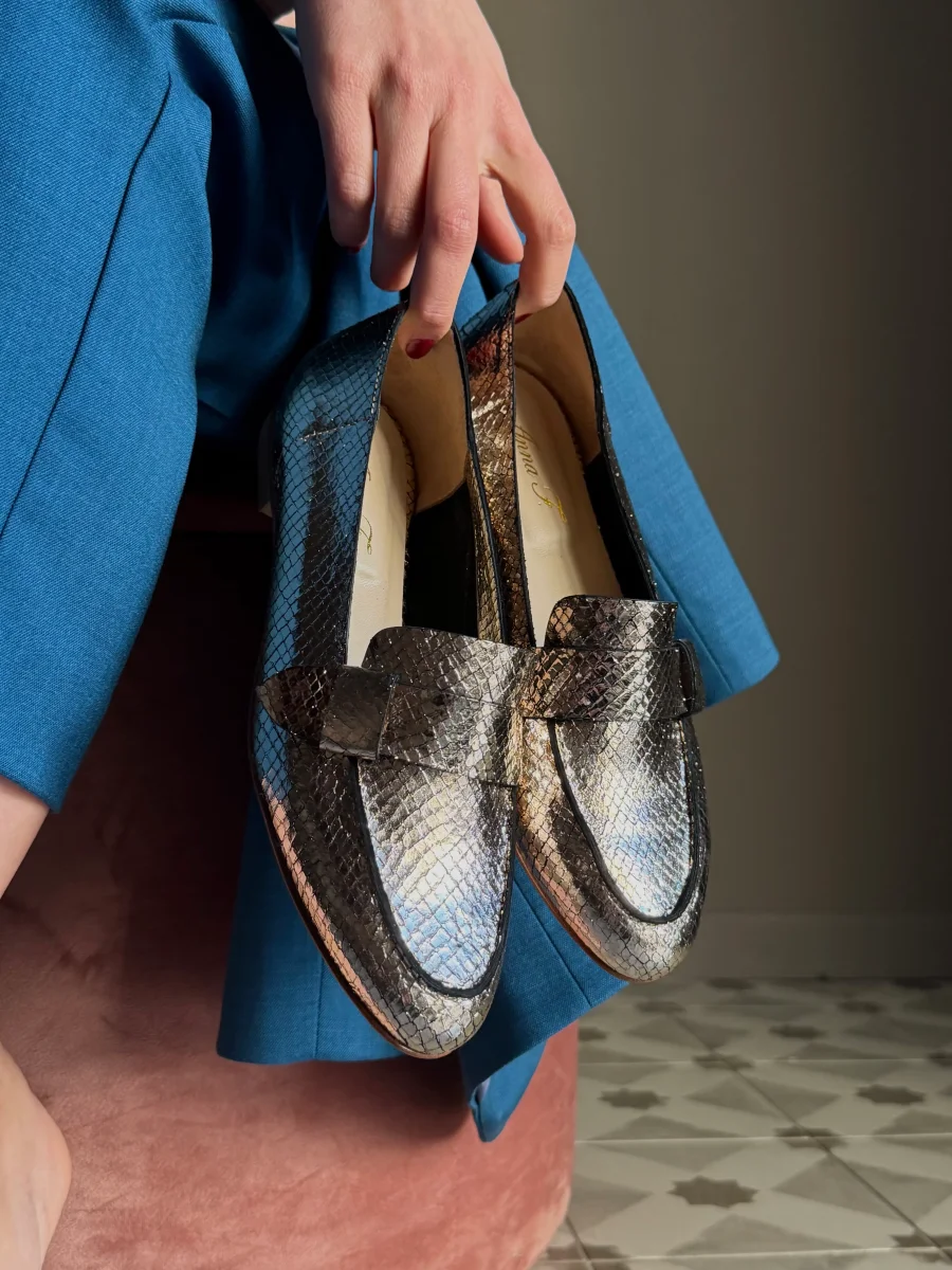 Mocassino whips platino - immagine 7