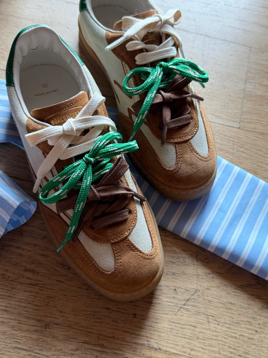 Sneakers Moaconcept bicolor in suede - immagine 3