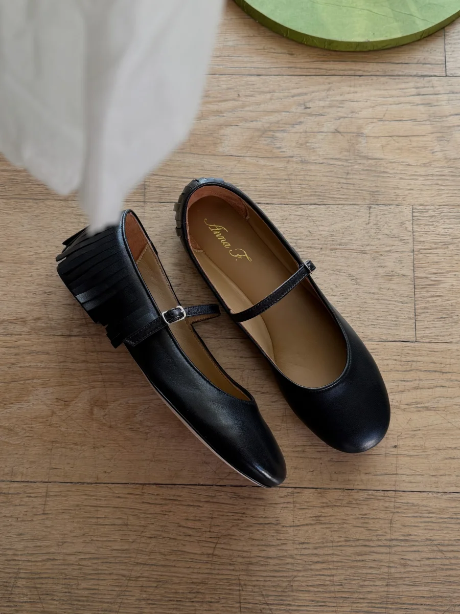 Scarpa Mary Jane con frange - immagine 4