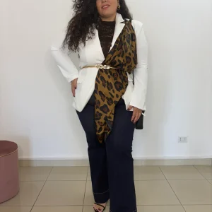 Foulard Leopard maxi