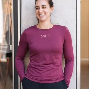 Maglia A Maniche Lunghe Da Donna Agile Cfw Magenta