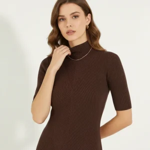 Maglia Mezzo Collo Costine